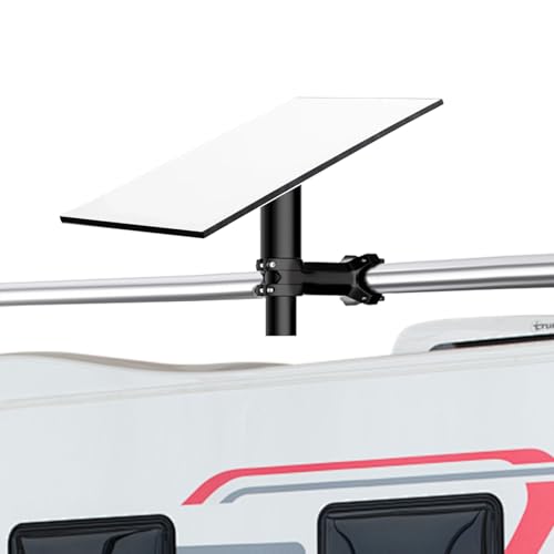 Starlink Gen 3 RV Ladder Mount & Roof Rack Mount, Clamp Mount for Starlink Standard Gen 3 with Installation Range 1.1-1.3” Pole, Suitable RV/Ladder/Pole/Rack/Railing/Roof Outdoor Portable Bracket