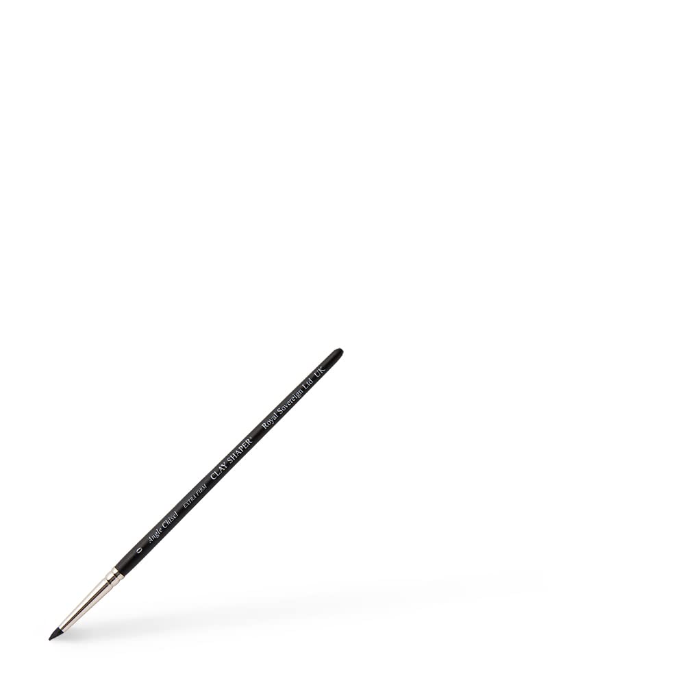 Colour Shaper Angle Chisel 0 Extra Firm Painting Shaper Brush - Black
