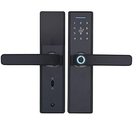 View of Nomeregan Smart Lock Door Front Fingerprint Digital Lock Keyless Wifi ...