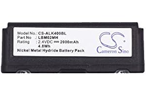 Cameron Sino 2000mAh Ni-MH High-Capacity Replacement Batteries for Autec LK4, LK6, LK8, fits Autec LBM02MH, ARB-LBM02M