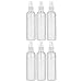 MoYo Natural Labs 4 oz Spray Bottles Fine Mist Empty Travel Containers, BPA Free HDPE Plastic for Essential Oils and Liquids/Cosmetics (Neck 20-410) (Pack of 6, HDPE Translucent White)