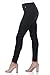 Rekucci Women's Ease in to Comfort Modern Stretch Skinny Pant w/Tummy Control (6,Black)