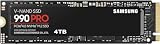 Samsung 990 PRO NVMe M.2 SSD 4TB PCIe 4.0 7450MB/s 6900MB/s Gaming MZ-V9P4T0BW view 2