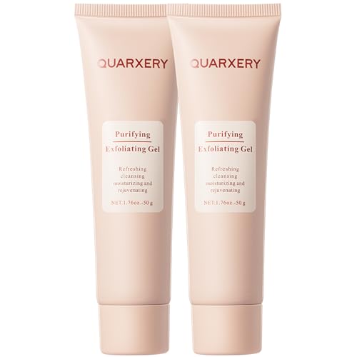 QUARXERY Gel Exfoliante Facial Limpiador con Nicotinamida - Gel Limpiador Facial Piel Grasa Exfoliante, Skin Care Purificante Profundo Reduce Poros para Piel Grasa, Seca y Mixta