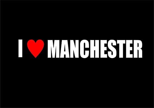 I Love Manchester Vinyl Decal