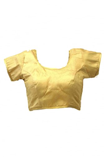 RMB3147 Dark Gold Ready Made Designer Saree Blouse