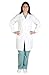 M&M SCRUBS Womens lab Coat - Lab Coat M White