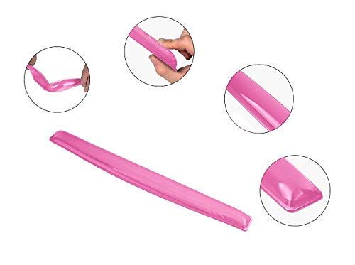ABRONDA Silicone Gel Keyboard Wrist Rest Pad - Gel Keyboard Wrist Rest Pad & Mouse Wrist Rest Support for Office Gaming Computer Laptop Ergonomic Comfortable Pain Relief (Pink Keyboard Pad) - Thumbnail 4