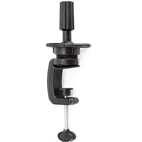 Wig Head Stand Clamp for Cosmetology Wig Holder Clamp Professional C clamp Stand for Mannequin Manikin Training Head Black FFLIN