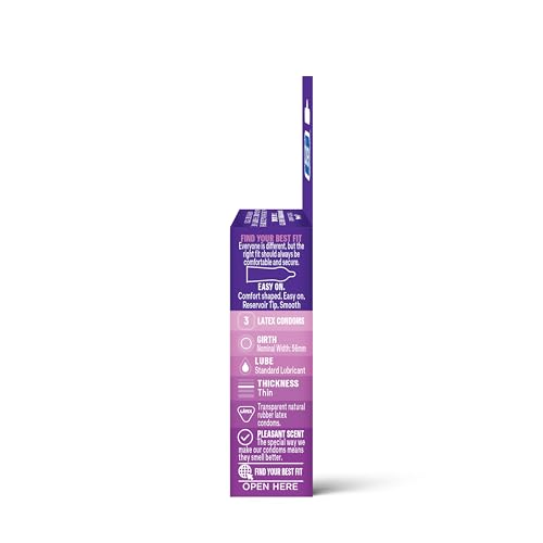 DUREX CONDOM EXTRA SENSITIVE NATURAL LATEX CONDOMS, 3 COUNT – ULTRA FINE & EXTRA LUBRICATED