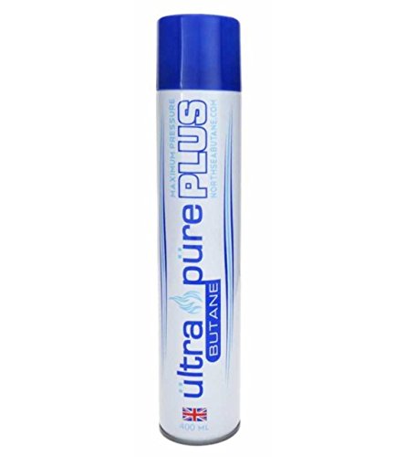 Ultra Pure Plus 420ml Butane – British European Refined Lighter Fuel Refill Gas – maximum pressure – Limited Edition 420ml better than 100ml 300ml 400ml (Master Case – 72 Cans)