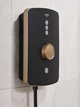 Triton Showers Amala Metallic DuElec 9.5kW Black Brushed Copper Shower view 4