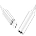 [MFi Certified] Headphone Adaptor for Phone Adaptor to 3.5mm Converter Earphone Adaptor for Phone 7 6 Accessories Headphone Cable Splitter Audio Jack Headphone Cable Adapter Support iOS 11-10.3 (1)thumb 1