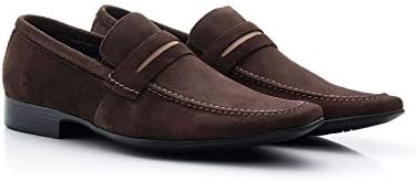 mocassim masculino camurça