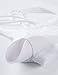 CRZ YOGA Women's Light Support Cross Back Wirefree Removable Cups Yoga Sport Bra White M