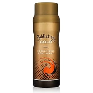 Addiction-GOLD-Men-Deodorant-Body-Spray-Fragrance-150ml-8-Pack Addiction GOLD Men Deodorant Body Spray Fragrance 150ml (8 Pack)