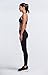 Laisa Sports Women's Compression Thigh Slimming Butt Lift Leggings Hip Push Up Yoga Pants (US X-Small=Asia M, Black)