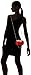 BMC Womens Elegant Rhinestone Peacock Clasp Velvet Cocktail Evening Handbag-RED