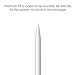 KeyEntre Replacement Tip Compatible with Apple Pencil, [2-Pack] Nib Replacement 2 PCS Nib Cover Compatible with iPad Pro 10.5 inch 12.9 inch 9.7 inch Apple Pencil 1/2 Apple Pencil Accessories, White