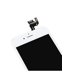 Para iphone 6s digitalizador reemplazo de visualización blanco ayake 4.7" Full montaje de visualización LCD con cámara frontal, altavoz del auricular Pre montado y Kits de herramientas de reparación