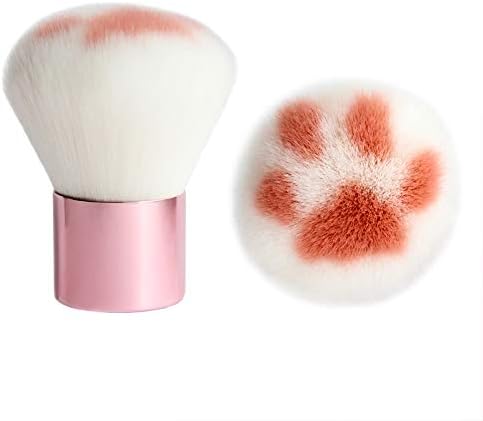 XINGKEJI Professional Cosmetic Brush Mini Cat Claw Paw Makeup Brushes Cute Foundation Brush Long Lasting for Girls