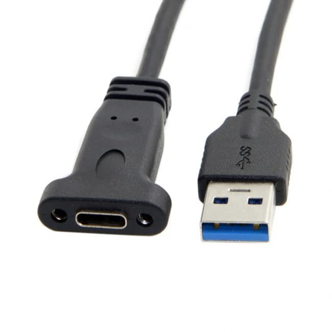chenyang USB-C USB 3.1 Type C Female to USB 3.0 A Male Data Cable for Mac Tablet Phone