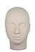 BHD BEAUTY Eyelash Practice Head with Replacement Mask Flesh Color PVC Makeup Training Mannequin for Cosmetology
