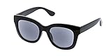 Peepers Women's Center Stage Reading Sun-Black +1.75 Round Sunglasses, 47 mm