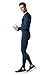Tesla TM-YUD34-NVY_Large Men's Thermal Wintergear Compression Baselayer Long Sleeve Top YUD34
