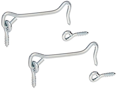 Stanley hardware cd8440 4" zinc plated hook & eye
