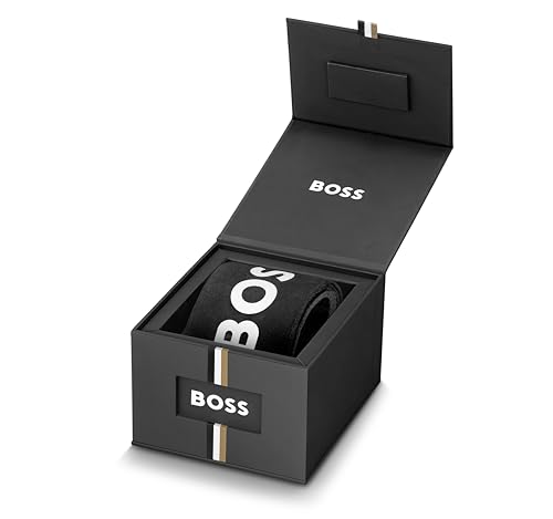 BOSS Relógio masculino de quartzo 1513478 o ano todo, Aço/azul, 44 millimeters, Pulseira