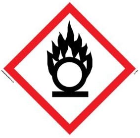 Viking Signs, LN634 S10 V, cartello in vinile, 100 mm x 100 mm, con scritta Explosive (lingua italiana non garantita