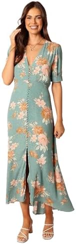long sleeve black maxi dress Casual Black Dotted Tiered Midi Dress