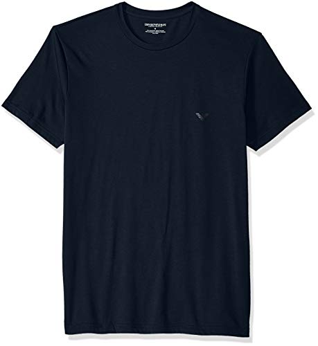 Men's Superfine Pima Cotton Crew Neck T-Shirt, Marine, Large