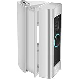 CAVN Angle Mount (30 to 55 Degree) Compatible with Ring Video Doorbell Pro, Angle Mount Replacement Adapter Adjustment Mounting Plate Bracket Wedge Corner Kit with Screwdriver and Screws (White)