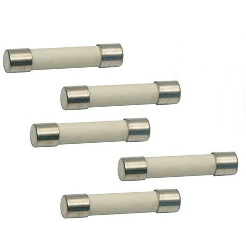 Photo 1 of (Pack of 5) Microwave Replacement Fuse, 20A, 250V, Ceramic Fuse, Compatible and Universal Replacement for WB27X10388 and Other Microwaves