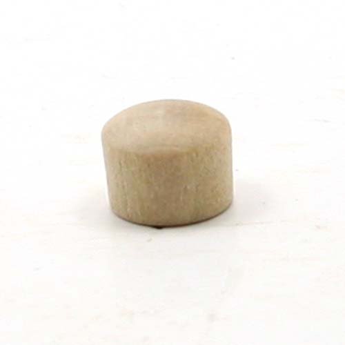 Mylittlewoodshop - Pkg of 12 - Roundhead Plug Button - 5/16 inches in diameter unfinished wood(WW-BR0312-12)