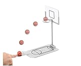 Avtion Basketball Game - Mini Desktop Tabletop Portable Travel or Office Game Set for Indoor or Outdoor- Fun Sports Novelty Toy or Gag Gift Idea