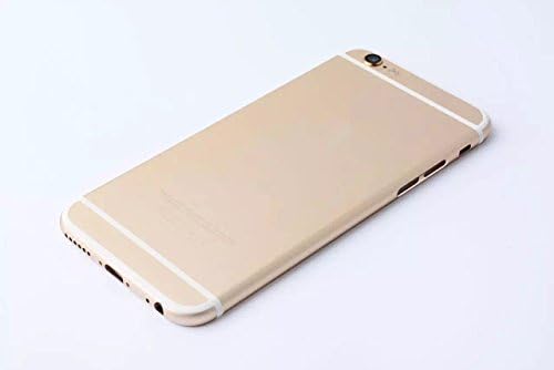 iPhone 6 Style for iPhone 5C Metal Back Cover Housing Rear Case Battery Door Replacement with LOGO&Buttons, Free Tools (Gold/White)