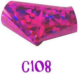 C 113 Galaxy naiil Arrt Transfer Foil naiil Sticker Tiip Decal Transfer Wrap Tiips Deco #A