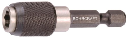 Bohrcraft Quick Lock Magnetic Bit Holder for 1/4 Inch Bits, 100 mm Long/Box, Pack of 1, 63301501110