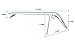 Booms Fishing R1 Stainless Steel Fish Hook Remover Extractor, 11-1/2 inches