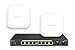 EnGenius 8 Gigabit 802.3af PoE Port Layer 2 Managed Switch, 2 SFP Ports, PoE Budget with Centralized Network Management Included, 2 EWS300AP, Two EWS300 + One EWS2910P