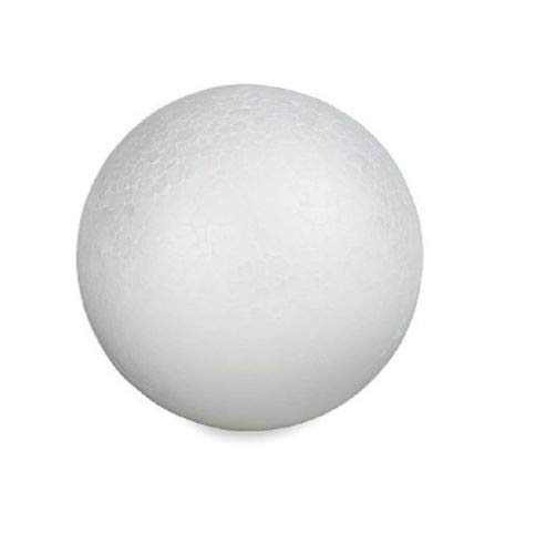 Craft Foam Ball - Smooth Styrofoam Polystyrene Balls for Craft and Project (5" - 12 Balls)