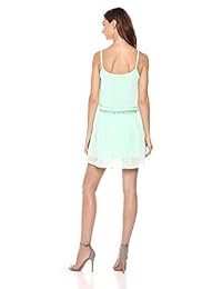 Vestido de tirantes de niña bohemia serena en verde pastel con bonitos bordados (12-16 años de edad)