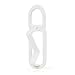 Hangerworld Pack of 120 White Plastic Space Saving Connector Hooks for Coat Hangers