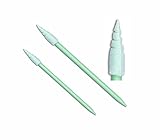 Spiral Pointed Tipped Foam Swab Lint Free Cleaning Swabsticks for Camera, Optical Lens, Electronics, Detailing, Small Hole and Hard-to-Reach Area(100pcs/bag)