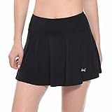 BALEAF Women's Athletic Golf Skirt Tennis Skort Pleated with Pockets