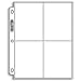 Ultra-Pro 4-Pocket Pages (Postcards) - 100 Pages per box (Quantity of 1) [Misc.]
