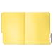 File Folder, 1/3 Cut Tab, Letter Size, Yellow, Great for Organizing and Easy File Storage, 100 Per Box